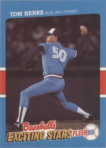 1988 Fleer Baseball's Exciting Stars - Tom Henke #19