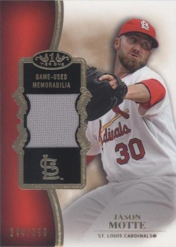 2012 Topps Tier One - Jason Motte #TSR-JM