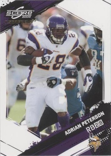 2009 Score Inscriptions Adrian Peterson #161