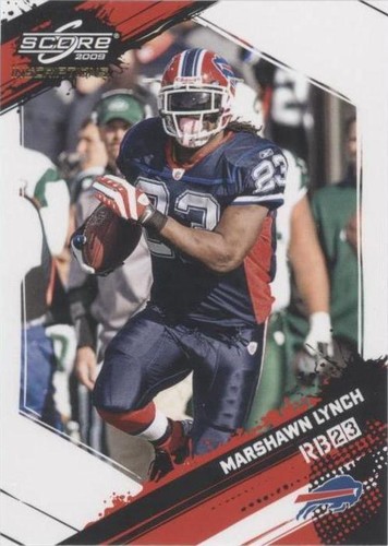 2009 Score Inscriptions Marshawn Lynch #34