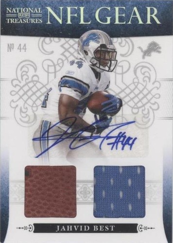 2010 Playoff National Treasures Jahvid Best #6