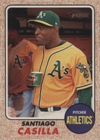 2017 Topps Heritage High Number - Santiago Casilla #684