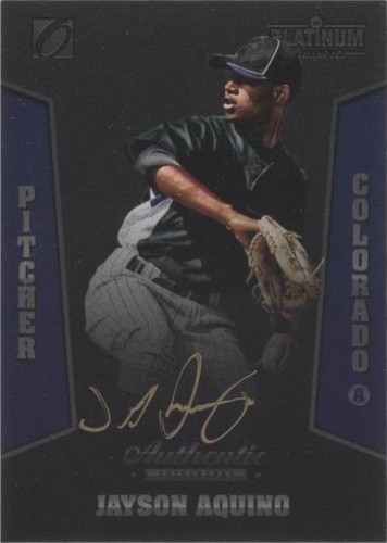 2013 Onyx Platinum Prospects - Jayson Aquino #PPAU03