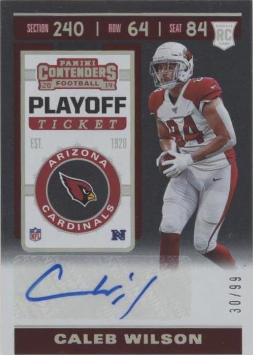 2019 Panini Contenders Caleb Wilson #296