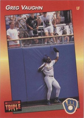 1992 Donruss Triple Play - Greg Vaughn #122