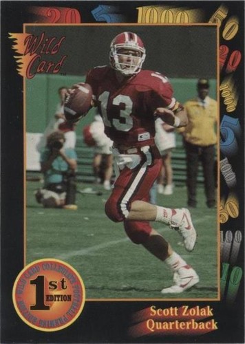 1991 Wild Card Draft Scott Zolak #151