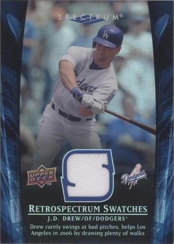 2008 Upper Deck Spectrum - J.D. Drew #RS-JD2