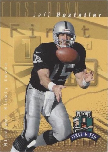 1997 Playoff First & Ten Jeff Hostetler #15