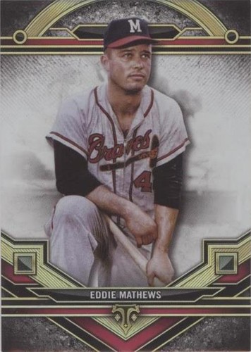 2024 Topps Triple Threads - Eddie Mathews #199