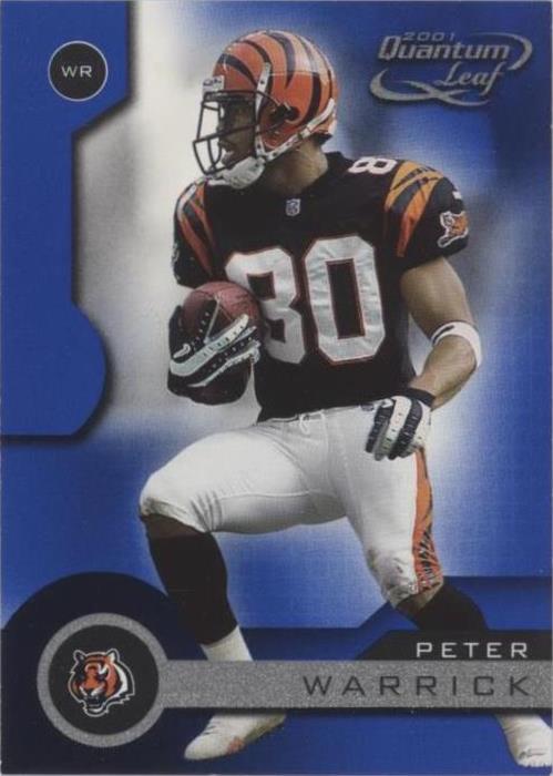 2001 Quantum Leaf Peter Warrick #42