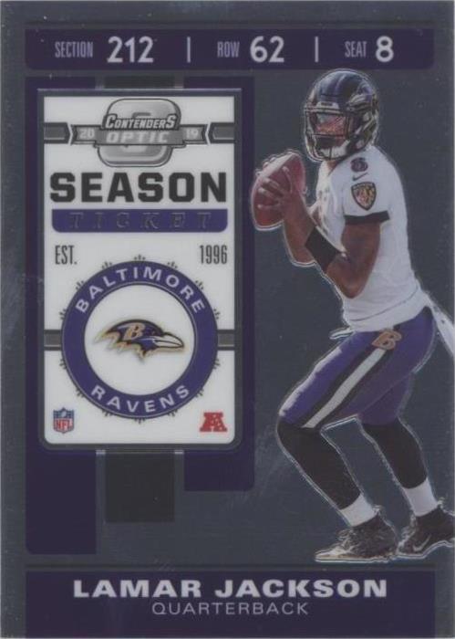 Panini Contenders Optic Lamar Jackson #14 2019