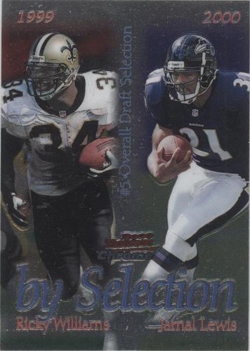 2000 Bowman Chrome Jamal Lewis Ricky Williams #B3