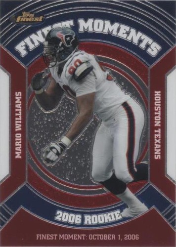2007 Topps Finest Mario Williams #RFM-MW