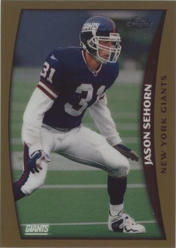 1998 Topps Chrome Jason Sehorn #68