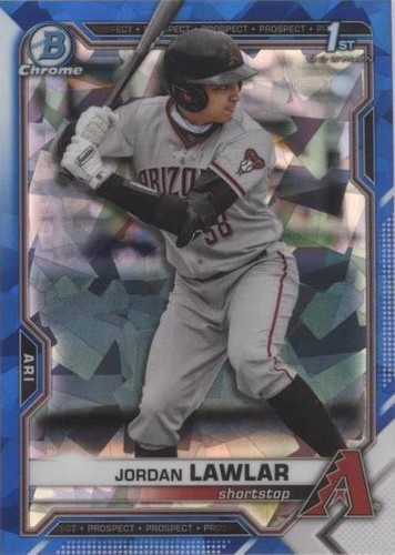 2021 Bowman Chrome Draft Sapphire Edition - Jordan Lawlar #BDC-194