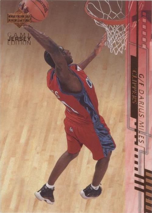 Cubierta superior 2000-01 - Darius Miles #302