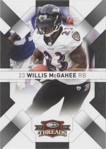 2009 Donruss Threads Willis McGahee #9