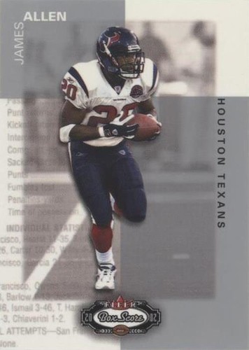 2002 Fleer Box Score James Allen #64