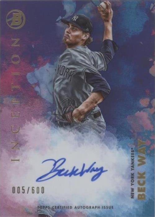2021 Bowman Inception - Beck Way #PA-BW