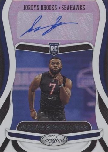 2020 Panini Certified Jordyn Brooks #RS-JB