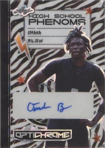2022-23 Leaf Optichrome - Omaha Biliew #HSP-OB1