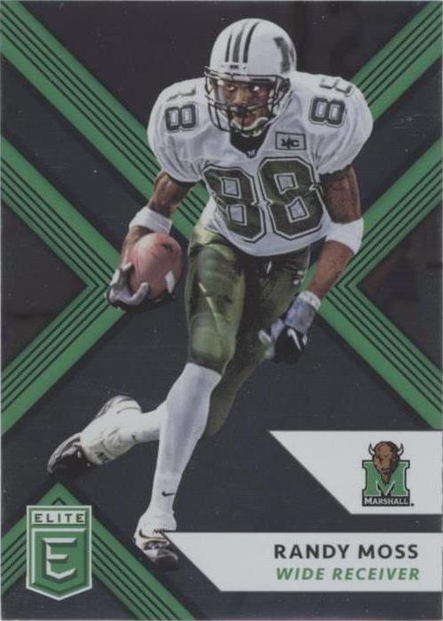 2018 Panini Elite Draft Picks Рэнди Мосс No81