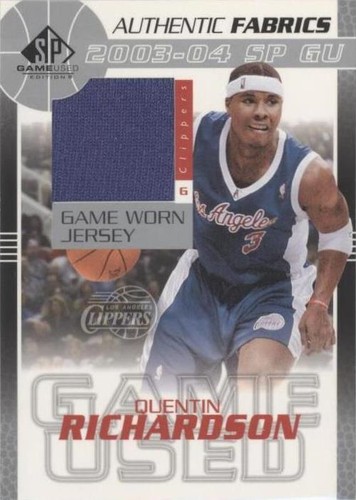 2003-04 SP Game Used - Quentin Richardson #QR-J