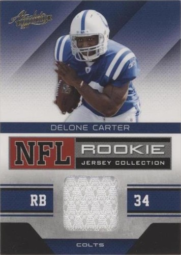 2011 Panini Absolute Memorabilia Delone Carter #12