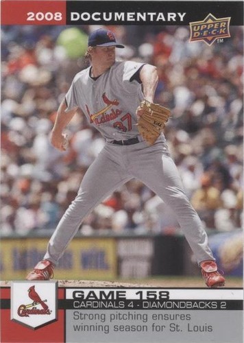 2008 Upper Deck Documentary - Todd Wellemeyer #4786