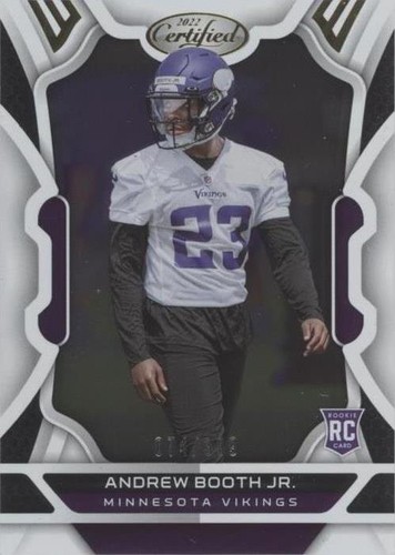 2022 Panini Certified Andrew Booth Jr. #146