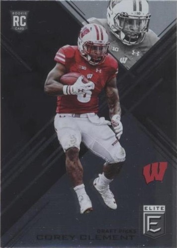 2017 Panini Elite Draft Picks Corey Clement #177