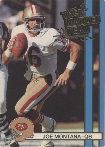 1990 Action Packed The All-Madden Team Joe Montana #1