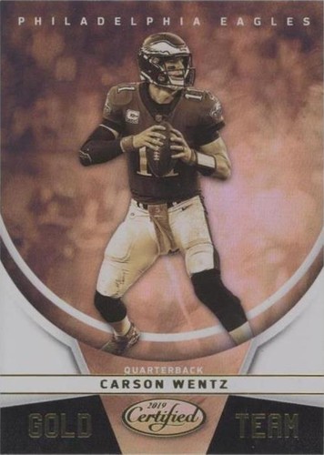 2019 Panini Certified Carson Wentz #GT-CW