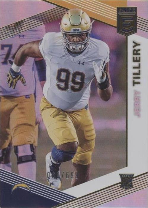 2019 Panini Donruss Elite Jerry Tillery #186