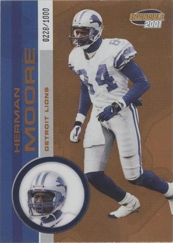 2001 Pacific Invincible Herman Moore #82