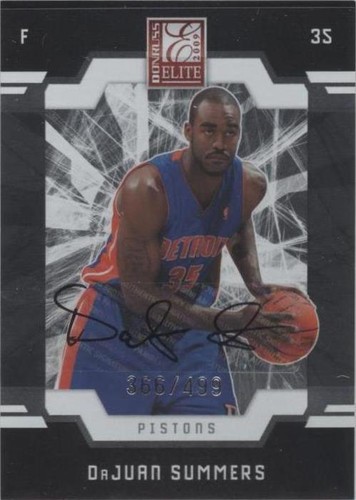 2009-10 Donruss Elite - DaJuan Summers #191