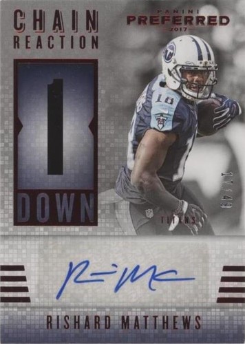 2017 Panini Preferred Rishard Matthews #313