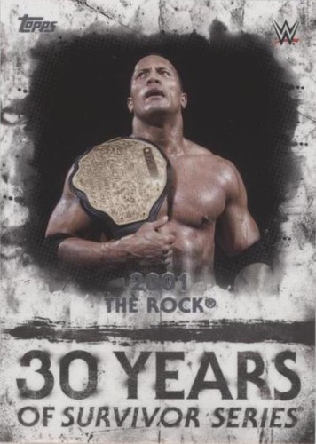 2018 Topps WWE Undisputed - The Rock #SS-11