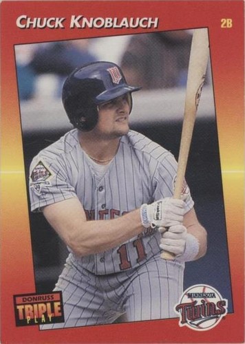 1992 Donruss Triple Play - Chuck Knoblauch #171