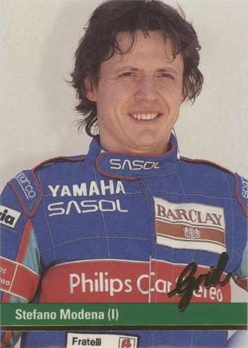 1992 Grid Motorcard Formula 1 - Stefano Modena #63