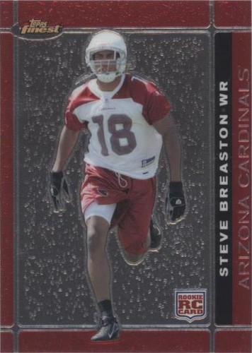 2007 Topps Finest Steve Breaston #140