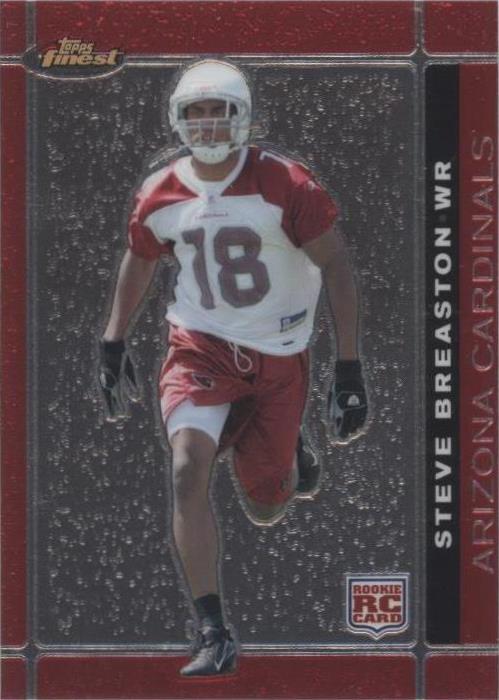 2007 Topps Finest Steve Breaston #140