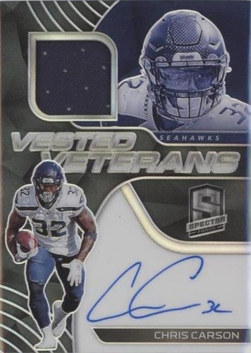 2020 Panini Spectra Chris Carson #VV-CC