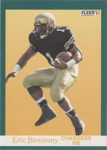 1991 Fleer Eric Bieniemy #421