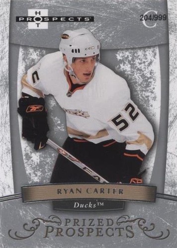 2007-08 Fleer Hot Prospects - Ryan Carter #186