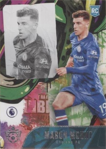 2019-20 Topps Chrome UEFA CL Mason Mount RC Purple Carbon