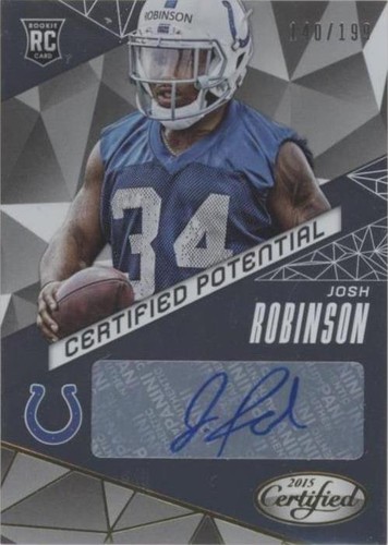 2015 Panini Certified Josh Robinson #CP-JR
