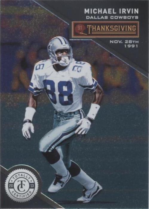 Panini 2013 totalmente certificado Michael Irvin #78