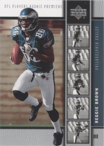 2005 Upper Deck NFL Players Rookie Premiere Reggie Brown #20