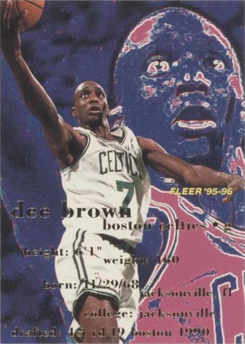 1995-96 Fleer - Dee Brown #8